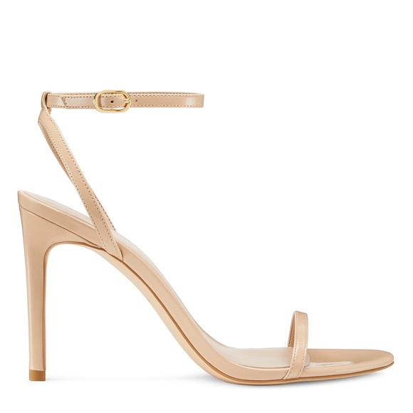 Stuart Weitzman Dancer 95 Sandal in golden beige - Picture 2 of 3